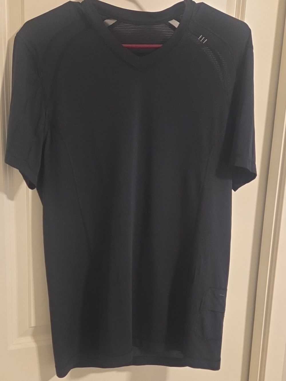 lululemon athletica Black Short-Sleeve V-neck Tee